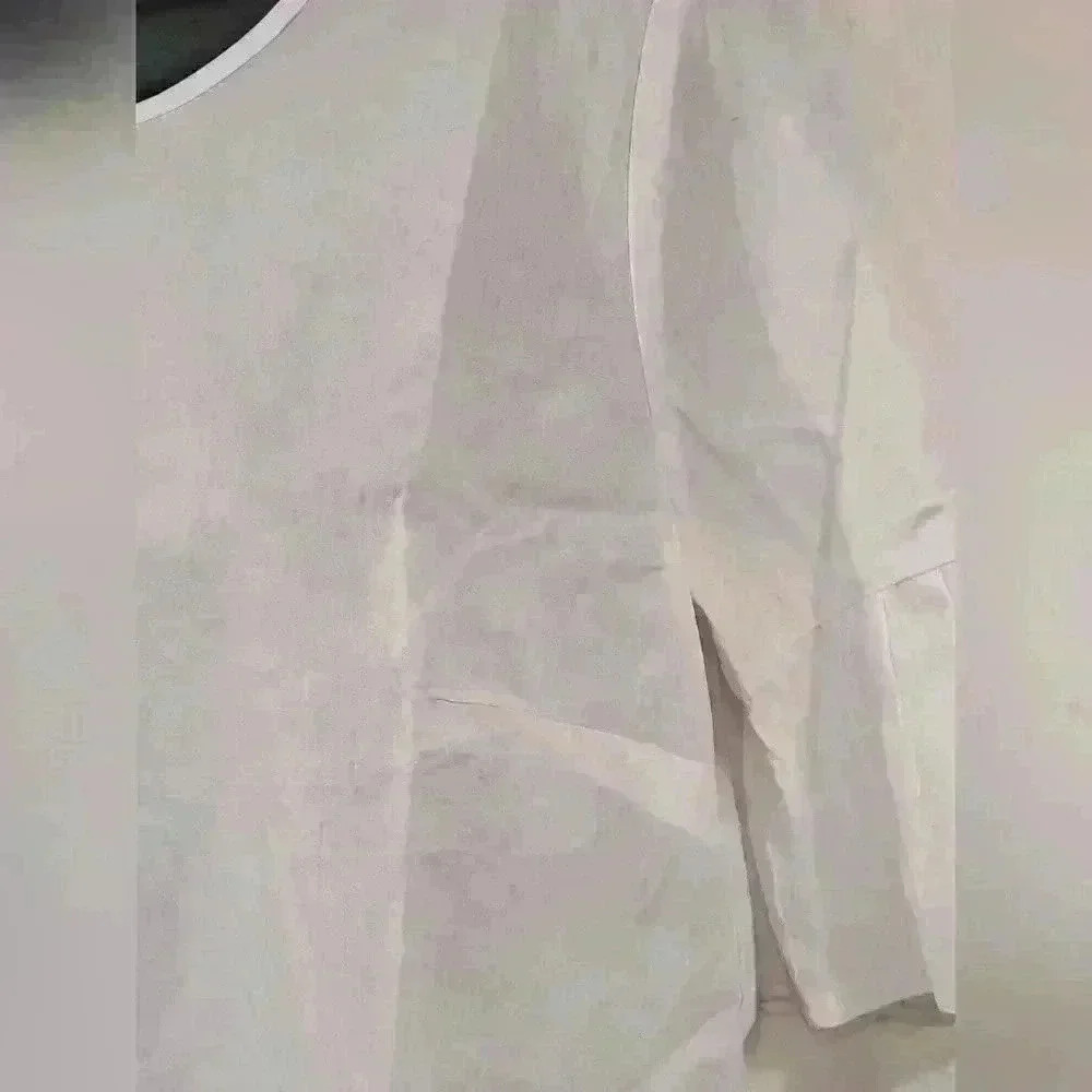 White cotton blouse, Izod, sz s/p - Picture 10 of 14
